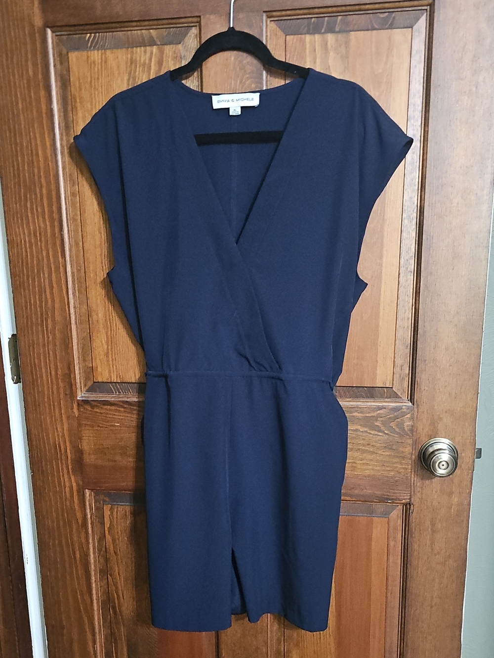 Emma & Michele Navy Romper Size XL